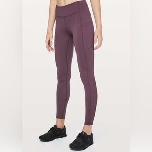 Lululemon Speed Up Run Tights Legging Arctic Plum 6